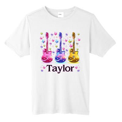 Taylor First Name Personalized Groovy 80S Tall Fusion ChromaSoft Performance T-Shirt