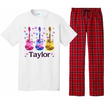 Taylor First Name Personalized Groovy 80S Pajama Set