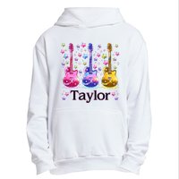 Taylor First Name Personalized Groovy 80S Urban Pullover Hoodie