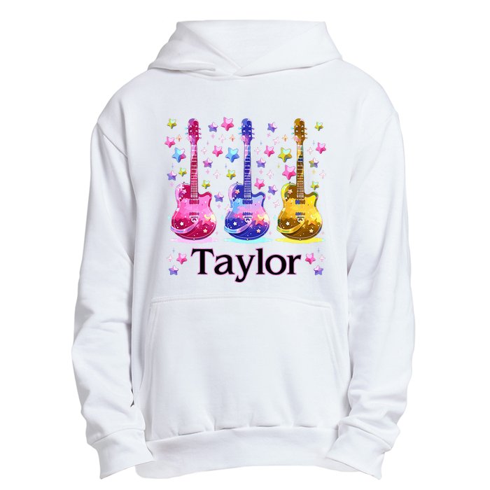 Taylor First Name Personalized Groovy 80S Urban Pullover Hoodie