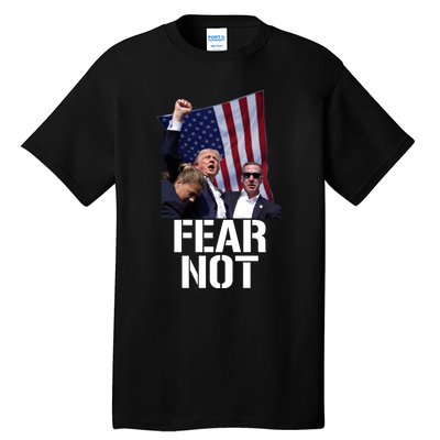 Trump Fear Not Trump Fist Trump 2024 Tall T-Shirt