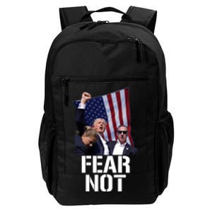 Trump Fear Not Trump Fist Trump 2024 Daily Commute Backpack