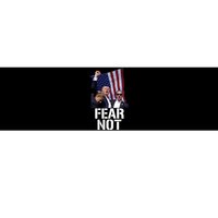 Trump Fear Not Trump Fist Trump 2024 Bumper Sticker