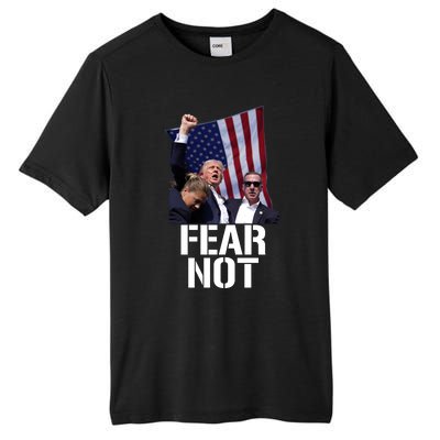 Trump Fear Not Trump Fist Trump 2024 Tall Fusion ChromaSoft Performance T-Shirt