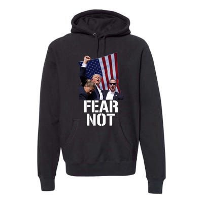 Trump Fear Not Trump Fist Trump 2024 Premium Hoodie