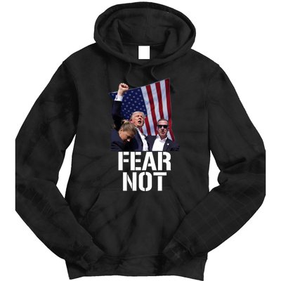 Trump Fear Not Trump Fist Trump 2024 Tie Dye Hoodie