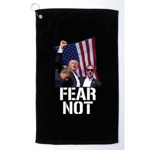 Trump Fear Not Trump Fist Trump 2024 Platinum Collection Golf Towel