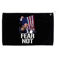 Trump Fear Not Trump Fist Trump 2024 Grommeted Golf Towel