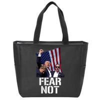 Trump Fear Not Trump Fist Trump 2024 Zip Tote Bag