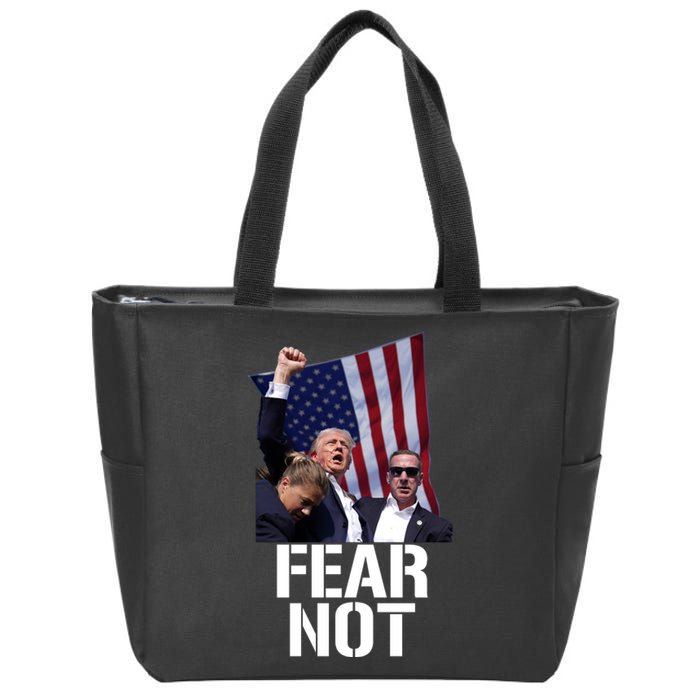 Trump Fear Not Trump Fist Trump 2024 Zip Tote Bag