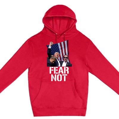 Trump Fear Not Trump Fist Trump 2024 Premium Pullover Hoodie