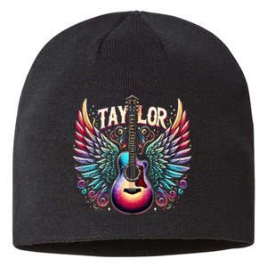 Taylor First Name Personalized Sustainable Beanie