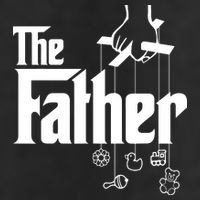 The Father New Daddy Expecting Baby Gift 7 Panel Mesh Trucker Snapback Hat