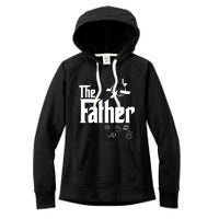 The Father New Daddy Expecting Baby Gift Women's Fleece Hoodie