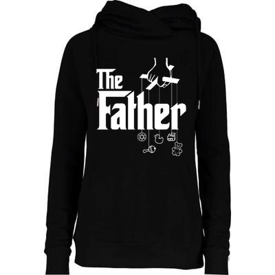 The Father New Daddy Expecting Baby Gift Womens Funnel Neck Pullover Hood