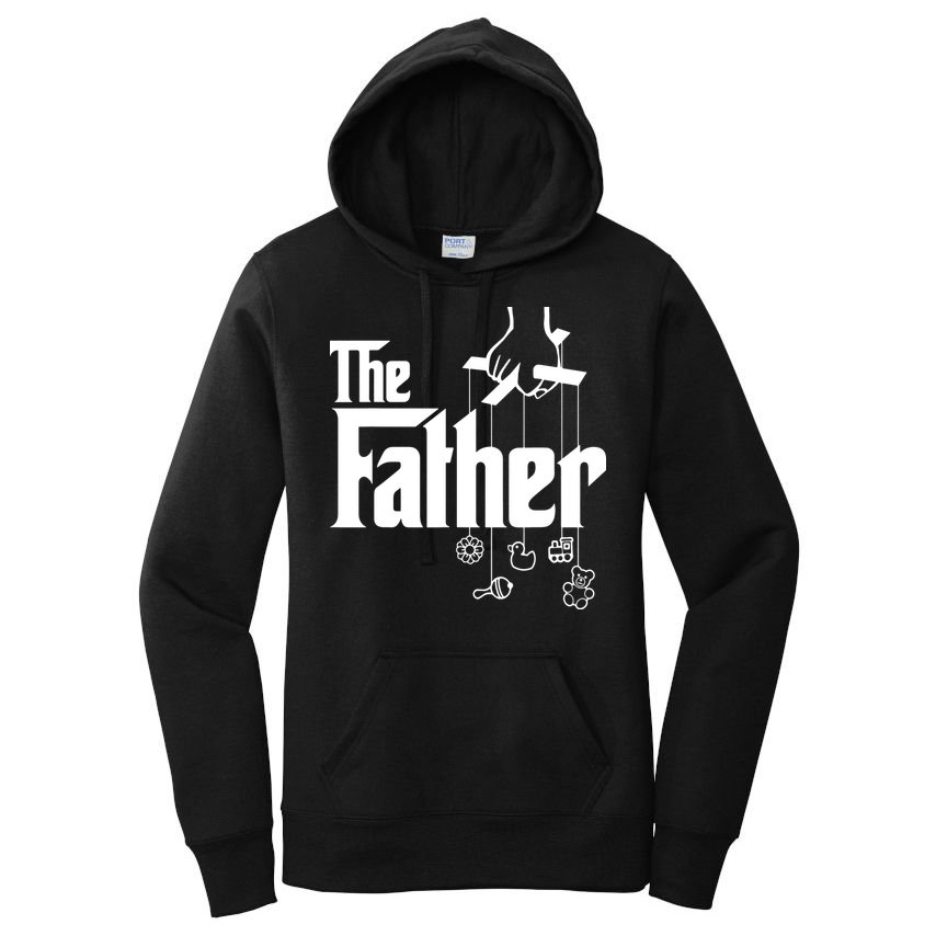 The Father New Daddy Expecting Baby Gift Women's Pullover Hoodie