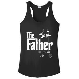 The Father New Daddy Expecting Baby Gift Ladies PosiCharge Competitor Racerback Tank