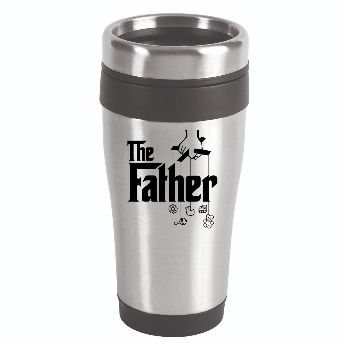 The Father New Daddy Expecting Baby Gift 16oz Travel Tumbler