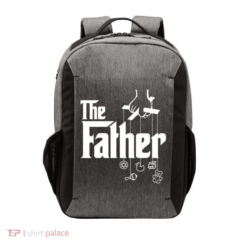 The Father New Daddy Expecting Baby Gift Vector Backpack