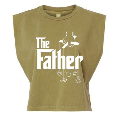 The Father New Daddy Expecting Baby Gift Garment-Dyed Women's Muscle Tee