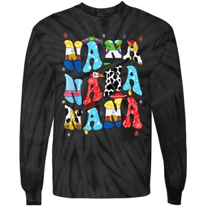 Toy Funny Nana Story Grandma Grandpa Mothers Day Fathers Day Tie-Dye Long Sleeve Shirt