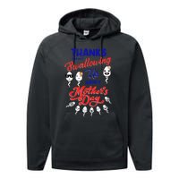 Thanks For Not Swallowing Us Sperm-Happy Mother's Day Performance Fleece Hoodie