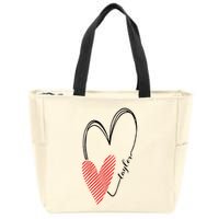 Taylor First Name I Love Taylor Girl With Heart Zip Tote Bag