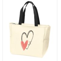 Taylor First Name I Love Taylor Girl With Heart Zip Tote Bag