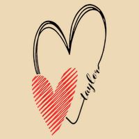 Taylor First Name I Love Taylor Girl With Heart Zip Tote Bag