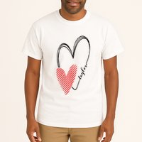 Taylor First Name I Love Taylor Girl With Heart Tall T-Shirt