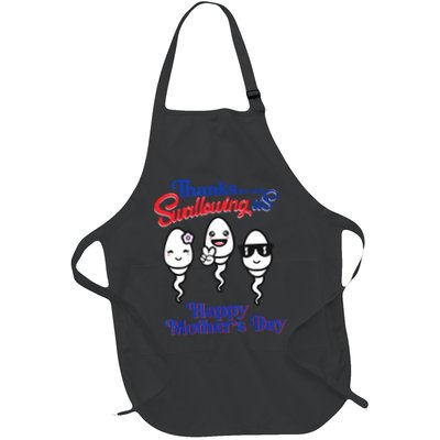 Thanks For Not Swallowing Us Happy Mother's Day Father's Day Apron
