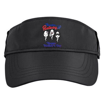 Thanks For Not Swallowing Us Happy Mother's Day Father's Day Adult Drive Performance Visor