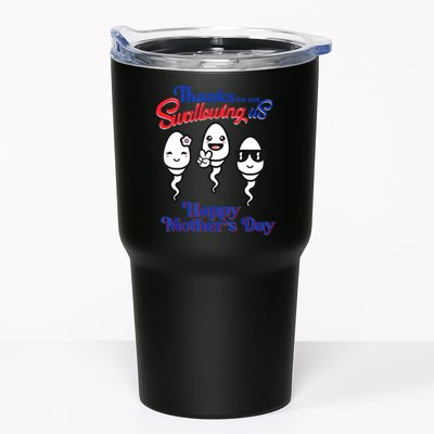 Thanks For Not Swallowing Us Happy Mother's Day Father's Day Tumbler