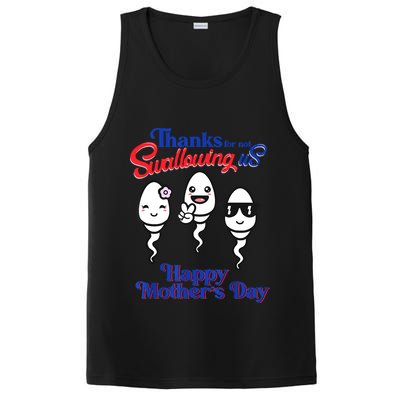 Thanks For Not Swallowing Us Happy Mother's Day Father's Day PosiCharge Competitor Tank