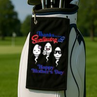 Thanks For Not Swallowing Us Happy Mother's Day Father's Day Golf Towel