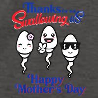 Thanks For Not Swallowing Us Happy Mother's Day Father's Day Vector Backpack