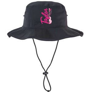 Taylor First Name Personalized Groovy 80S Legacy Cool Fit Booney Bucket Hat