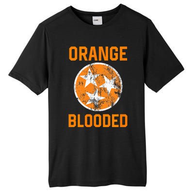 Tennessee Fan Orange Blooded Vol Sports Fan State Flag TN Tall Fusion ChromaSoft Performance T-Shirt