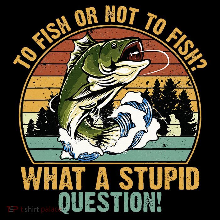To Fish Or Not To Fish What A Stupid Question! Tall T-Shirt