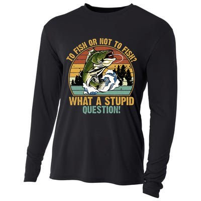 To Fish Or Not To Fish What A Stupid Question! Cooling Performance Long Sleeve Crew