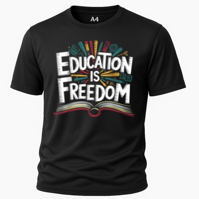 The Freedom Of Knowledge Black History Teacher Performance Shirt