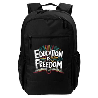 The Freedom Of Knowledge Black History Teacher Backpack