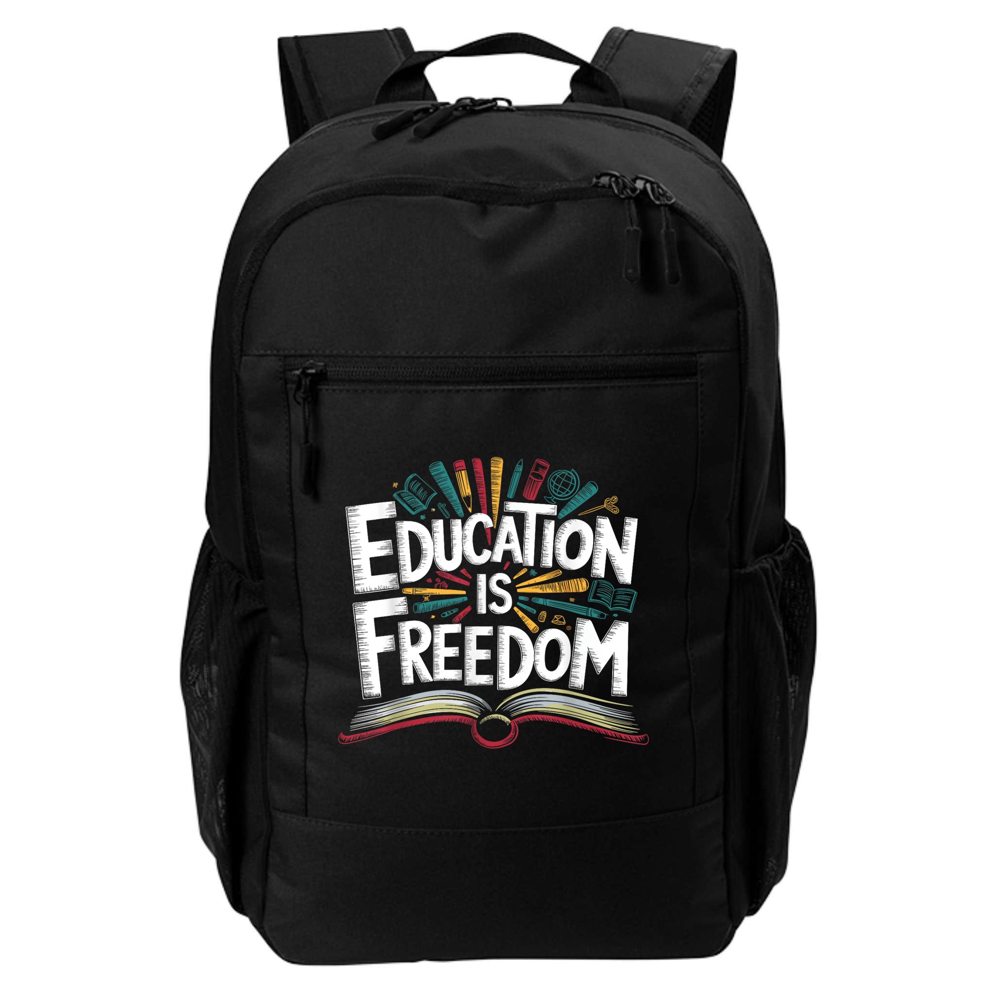 The Freedom Of Knowledge Black History Teacher Backpack