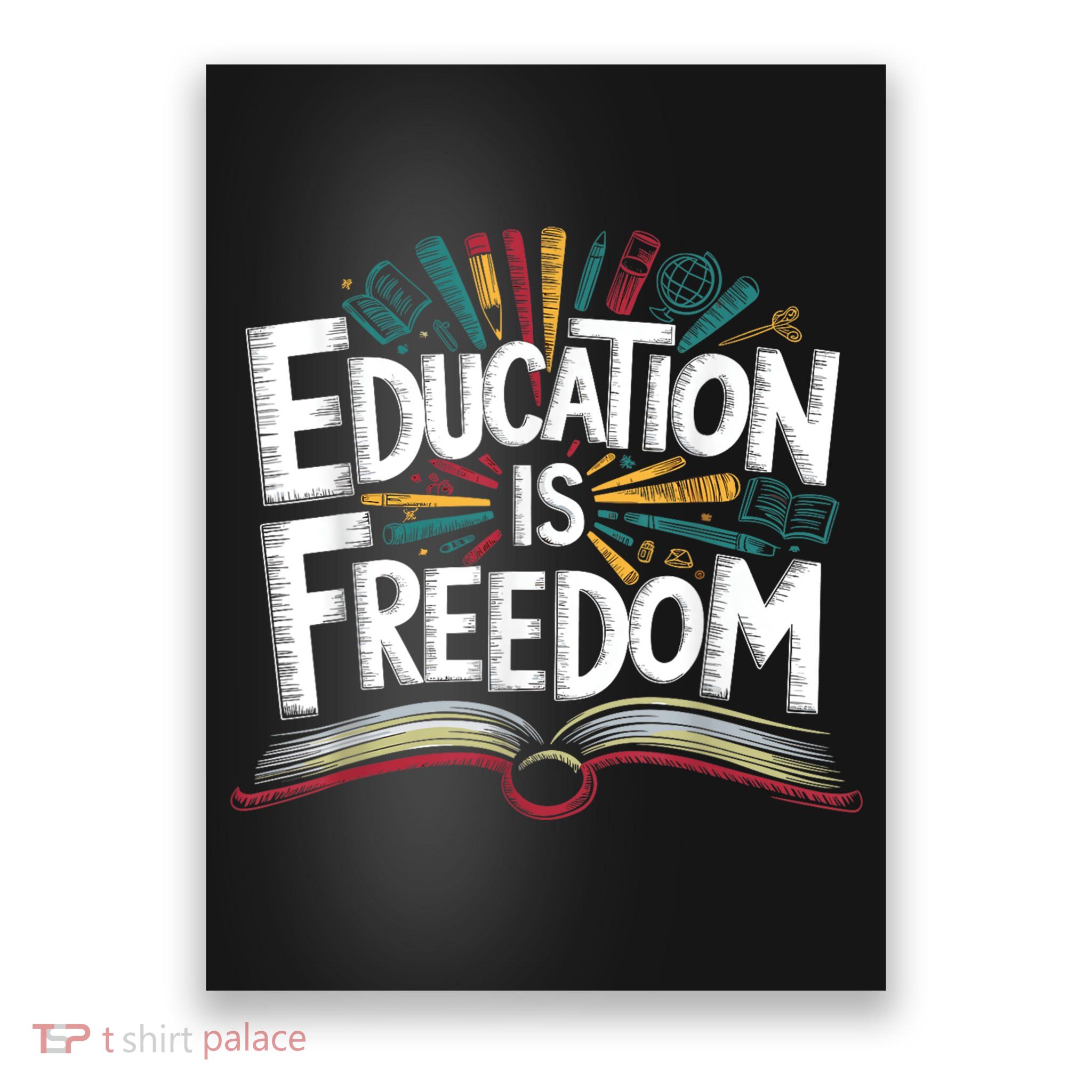The Freedom Of Knowledge Black History Teacher Poster