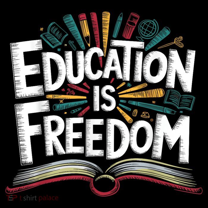The Freedom Of Knowledge Black History Teacher Premium T-Shirt