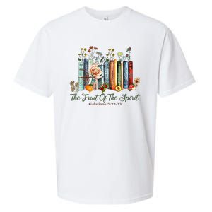 The Fruit Of The Spirit Bible Verse Floral Books Christian Sueded Cloud Jersey T-Shirt