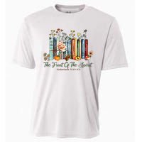 The Fruit Of The Spirit Bible Verse Floral Books Christian Cooling Performance Crew T-Shirt