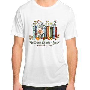 The Fruit Of The Spirit Bible Verse Floral Books Christian Adult ChromaSoft Performance T-Shirt