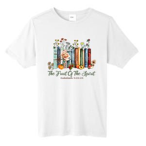 The Fruit Of The Spirit Bible Verse Floral Books Christian Tall Fusion ChromaSoft Performance T-Shirt