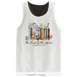 The Fruit Of The Spirit Bible Verse Floral Books Christian Mesh Reversible Basketball Jersey Tank